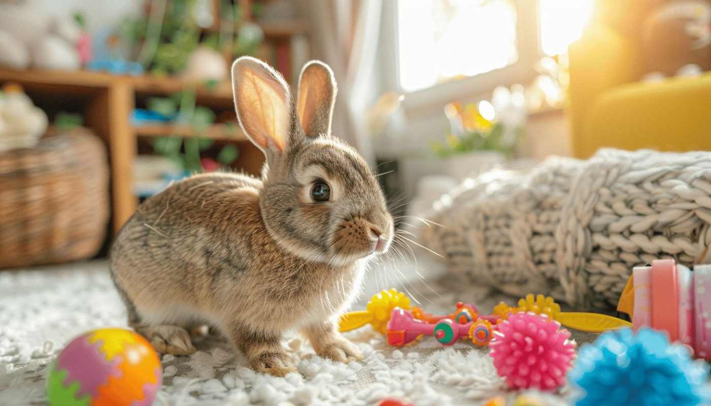 Saviez-vous que les lapins peuvent jouer ?