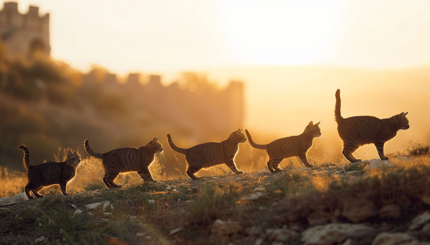 Trajectoire du félin: l'évolution du chat à travers l'histoire et son origine en Europe